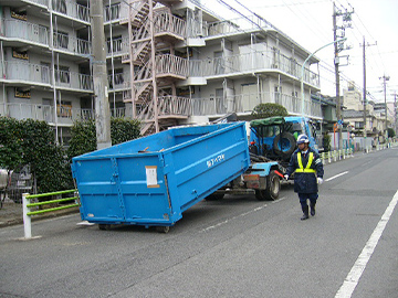 合理的な管理体制による迅速な工事